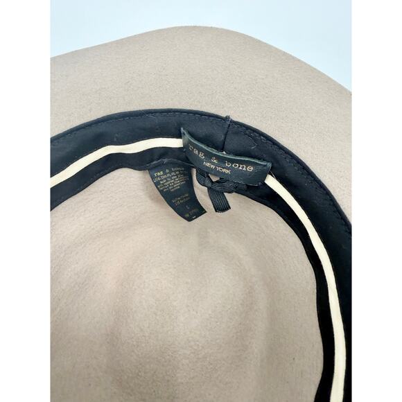 Rag & Bone Gray Floppy Brim Felted Wool Fedora Hat Size Large main image 7